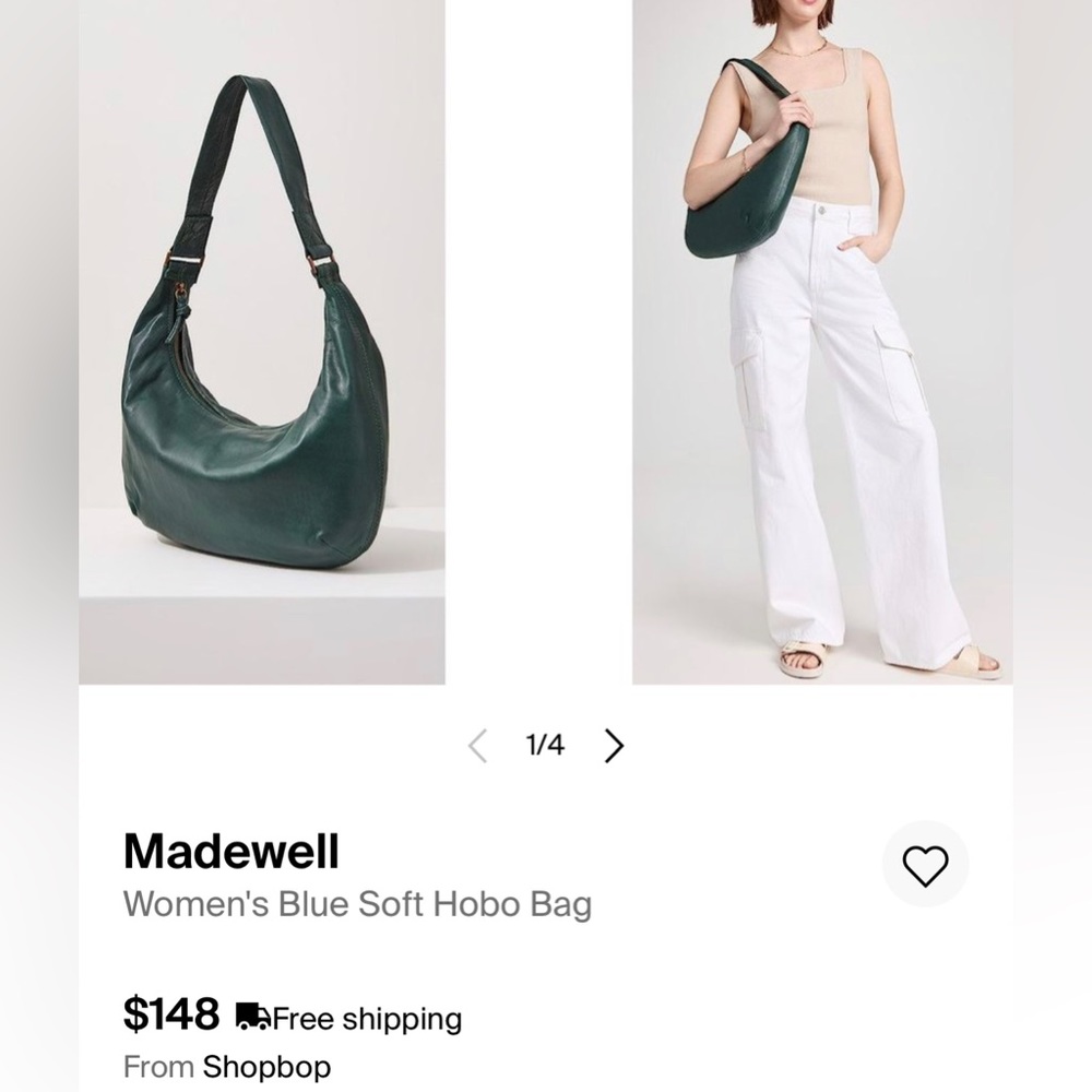 Brand New Madewell hobo bag! Super fun!